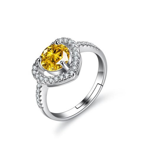 Amazon zircon micro-plated gold-plated ring European and American popular women's engagement rings cross-border combination hand jewelry wholesale