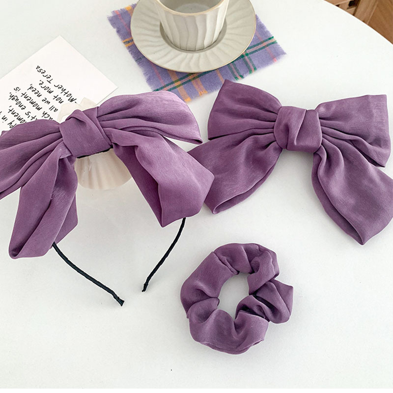 Women's Sweet Bow Knot Cloth Hair Clip Hair Band display picture 4