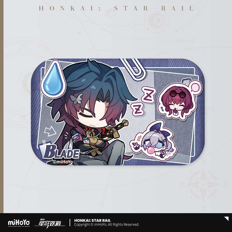 Коллекционный значок (Honkai: Star Rail) — персонаж, цветной картон на подложке, одиночный