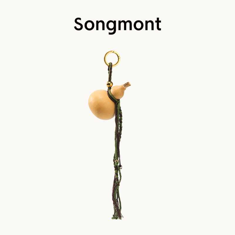 Songmont山下有松无事珠勇气石转运筒虎牙肩带乌朵编织耳机包挂件|undefined