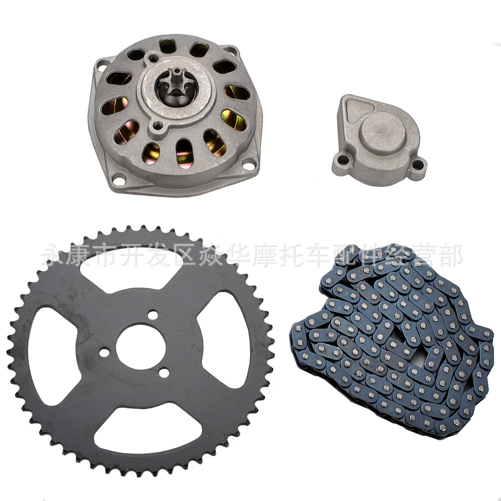 Цепь T8F 6T, задняя звездочка коробки передач, 108, подходит для небольших мотоциклов, 47cc 49c, ATV, 2-тактный