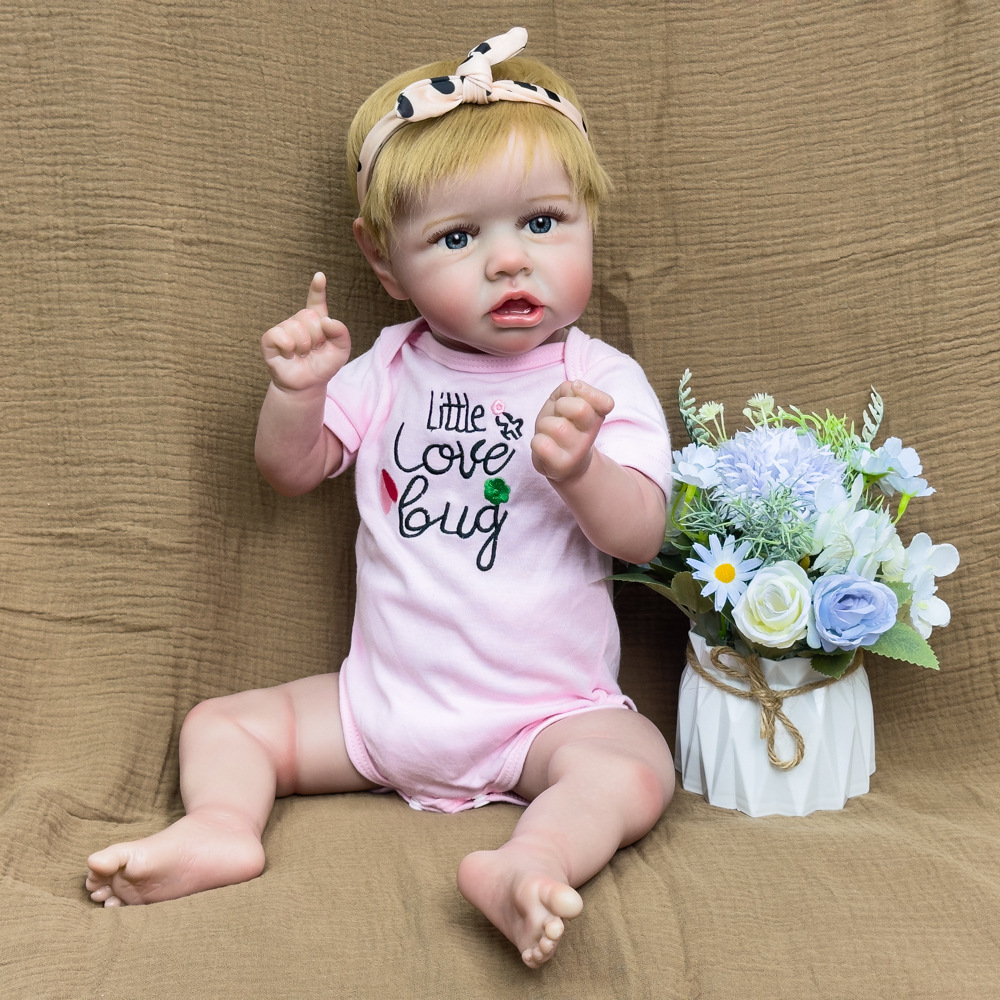 CM muñeca kosk muñeca ia juguetes de cambio Sa muñeca pesada venta caliente bebé 55 lavado tela de bebé transfronteriza