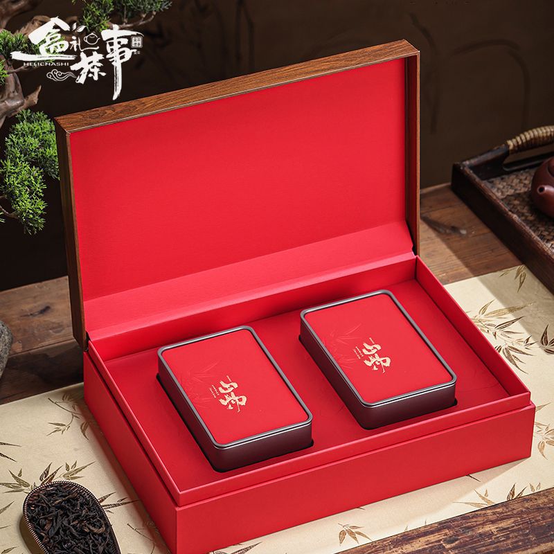 铁观音茶叶礼盒装空盒高档金骏眉正山小种大红袍古树红茶包装礼盒