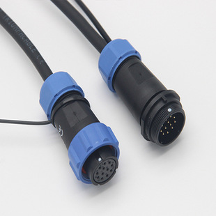 Customized Weipu Sp21-12 Core Waterproof Aviation Plug Cable Sp21 Series 12 Core Aviation Head Connection Cable