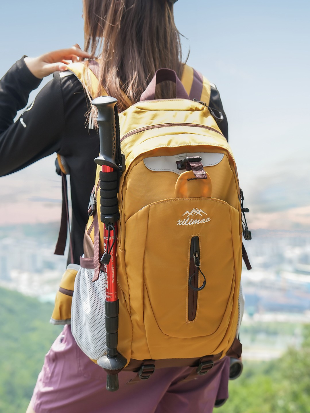 Outdoor Backpacks for Men and Women, Large-Capacity Mountaineering Bags, Lightweight Travel Backpacks, Simple Hiking Sports Travel Backpacks