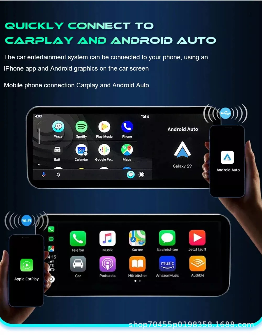 Suitable for 11-14 Mercedes-Benz C-Class W204 Ntg4.5 Android Central Control Large Screen Gps Navigator Carplay