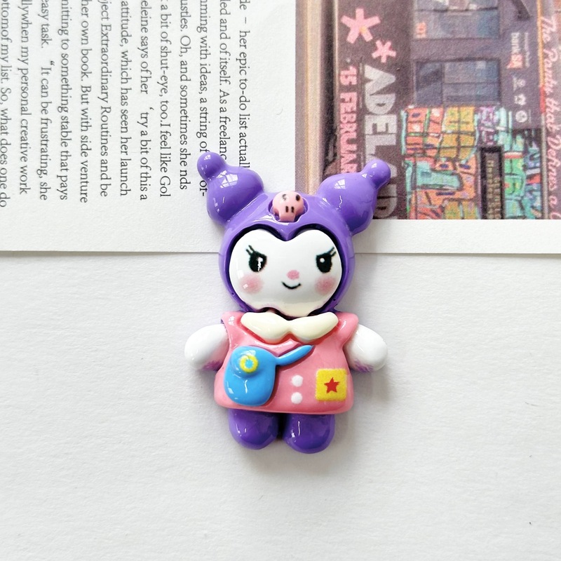 中号のかわいいショルダーバッグのサンリオの磁気冷蔵庫は漫画の磁気を貼って装飾のアイデアの3d立体の鉄の石を貼ります。|undefined