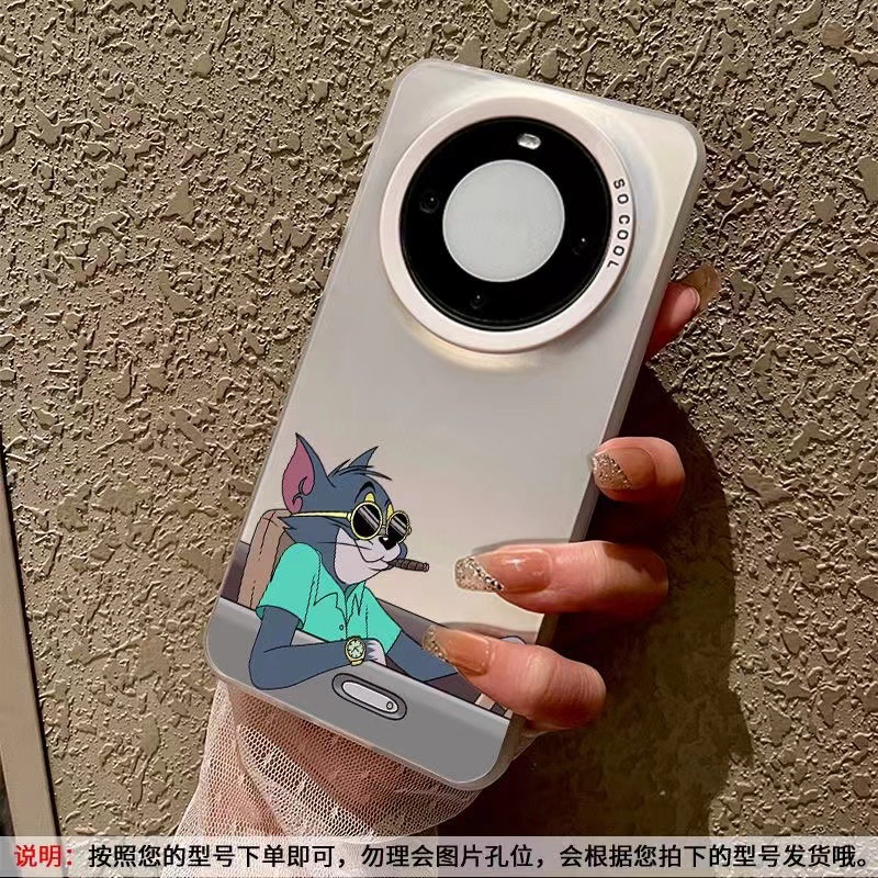 Tom and Jerry Are Suitable for Huawei Mate60Pro Couple P70 Mobile Phone Case Nova12 Trendy and Cool Honor 100Pro