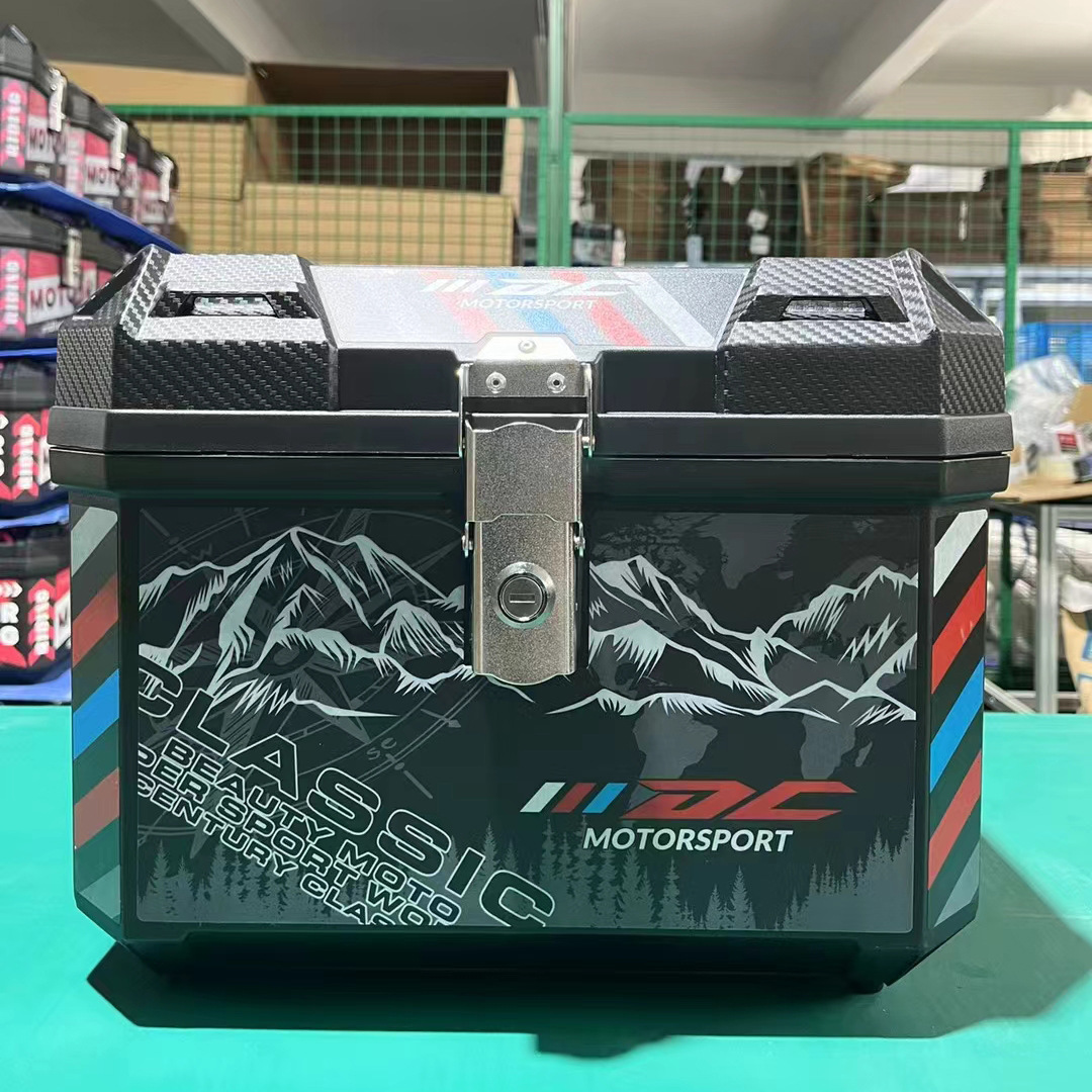 Electric car storage box motorcycle takeaway tail box battery car trunk large large capacity thick durable universal