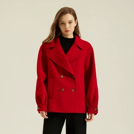 女式毛呢外套;女式针织衫;女式羊毛衫