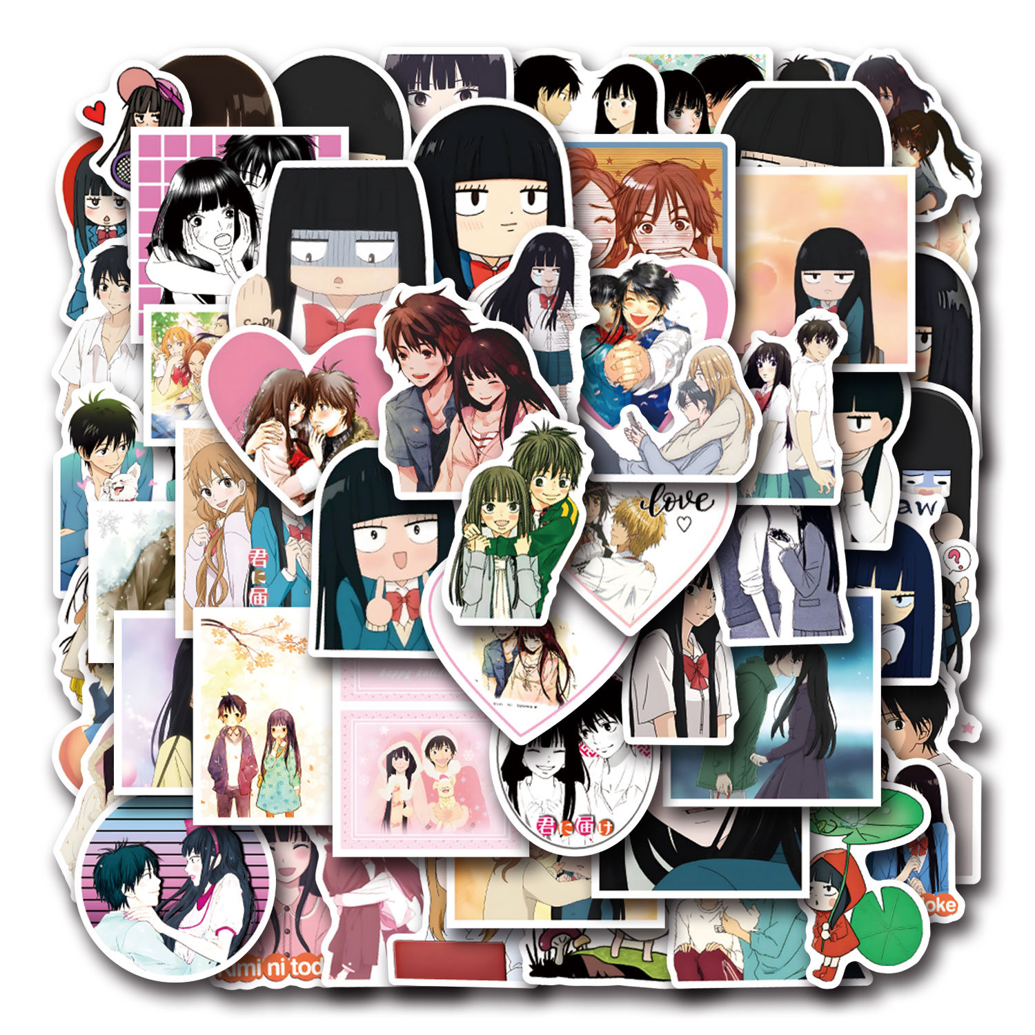 55 new anime Kimi Ni Todoke Cartoon Personal Sticker DIY decorative…