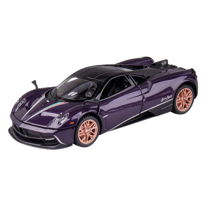 (En caja) 1:32 aleación Pagani dragón Chino modelo de coche deportivo con sonido y luz juguete fresco adornos para niños