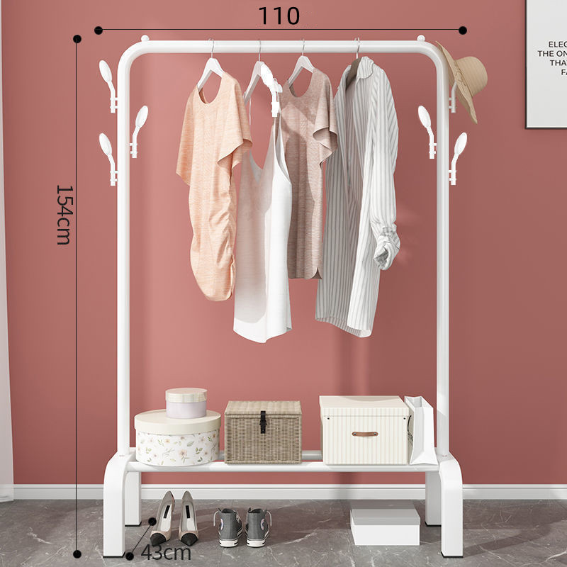 White 110cm arched band hat rack