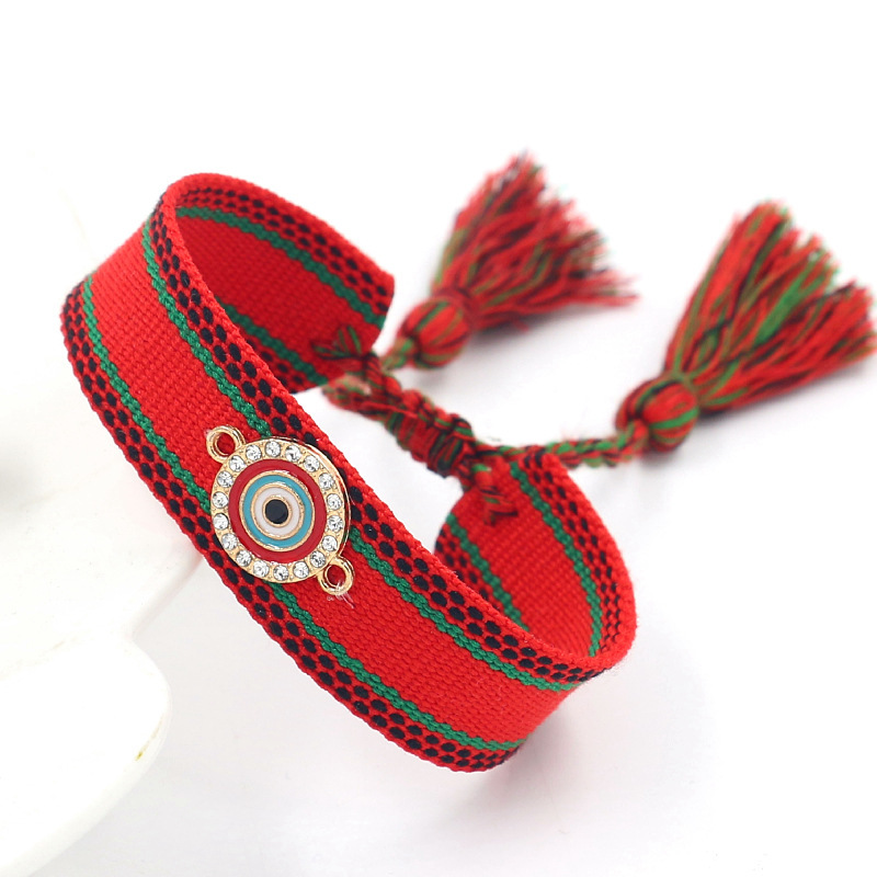 Lucky Evil Eye Red String Bracelet Protection Jewellery Handmade_voghion.com