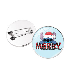 卡通星際寶貝史迪奇胸針徽章聖誕節Stitch史迪仔復古別針胸章配飾