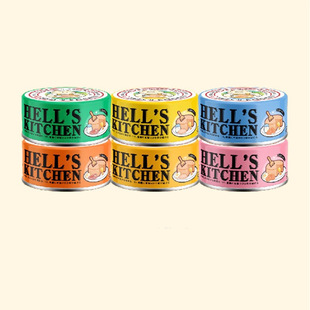Hell's Kitchen Cat Canned Food Flowing Heart Main Course Can Cat Main Course Canned Food Hydration Wet Food 80g