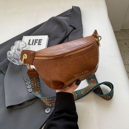 This year's popular small women's spring and summer quality crossbody bag with wide shoulder strap, retro and versatile commuting crossbody bag