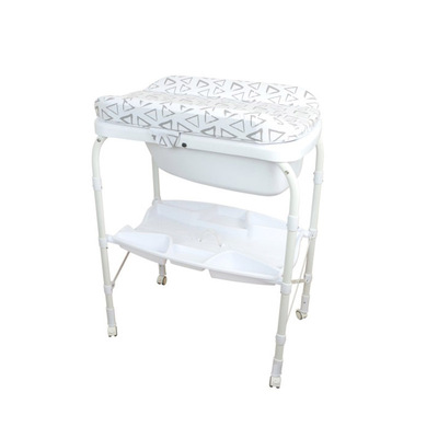 跨境 尿布台嬰兒護理台洗澡台新生兒寶寶換尿布按摩撫觸台可折疊