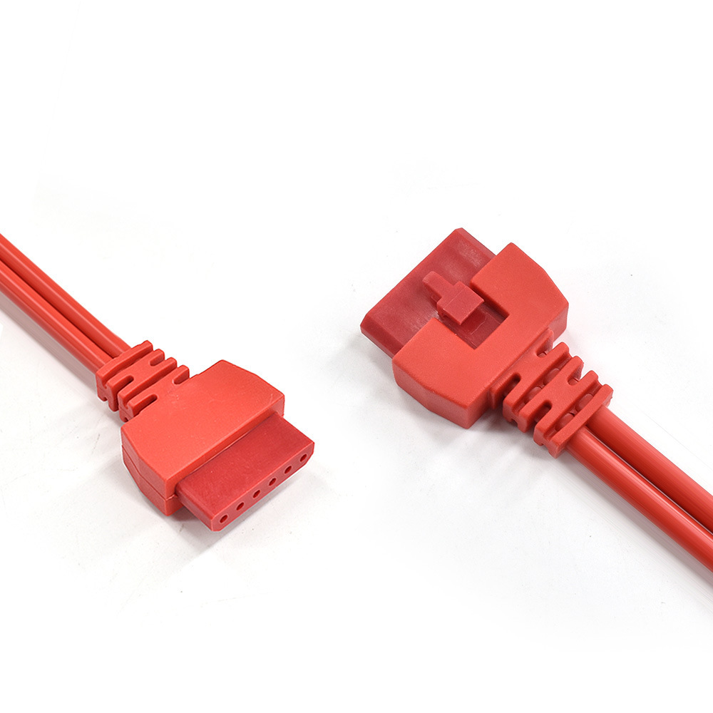 供应欧规SATA串口一分二电源线 6芯电源线转接器电源线PVC延长线