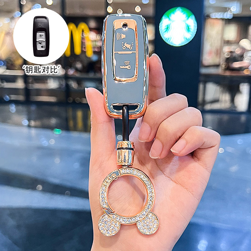 [모델 A] 골드 엣지 블루 + 골드 회전 버클