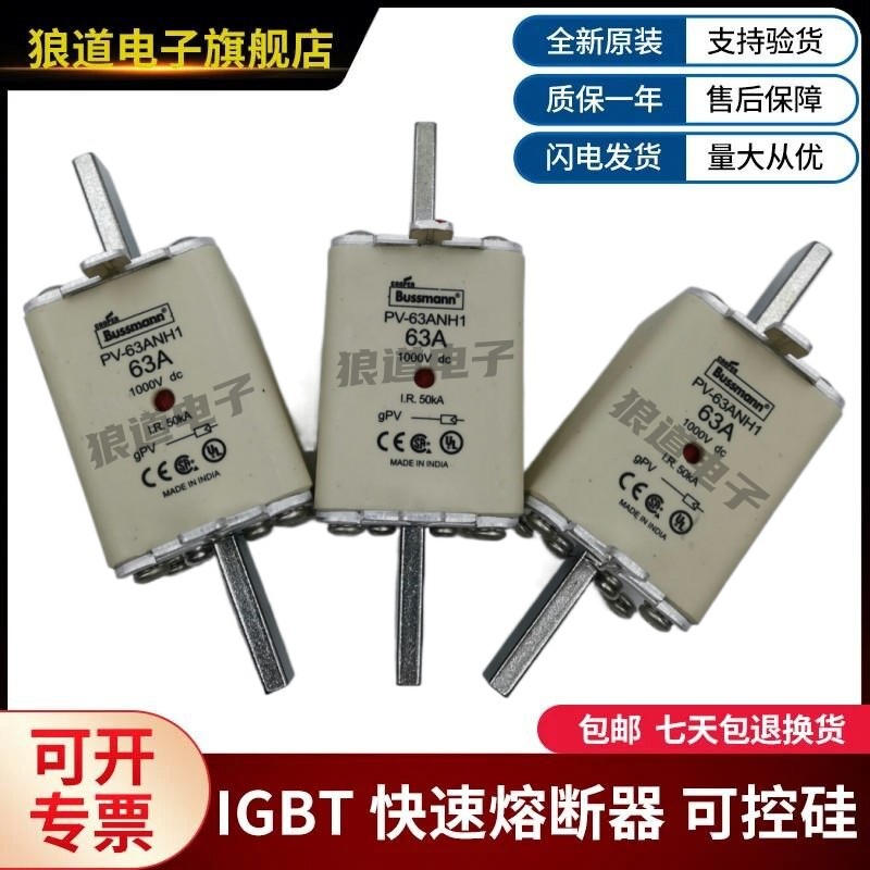 美国巴斯曼熔断器PV-63ANH1 、PV-250ANH2原装正品全新现货