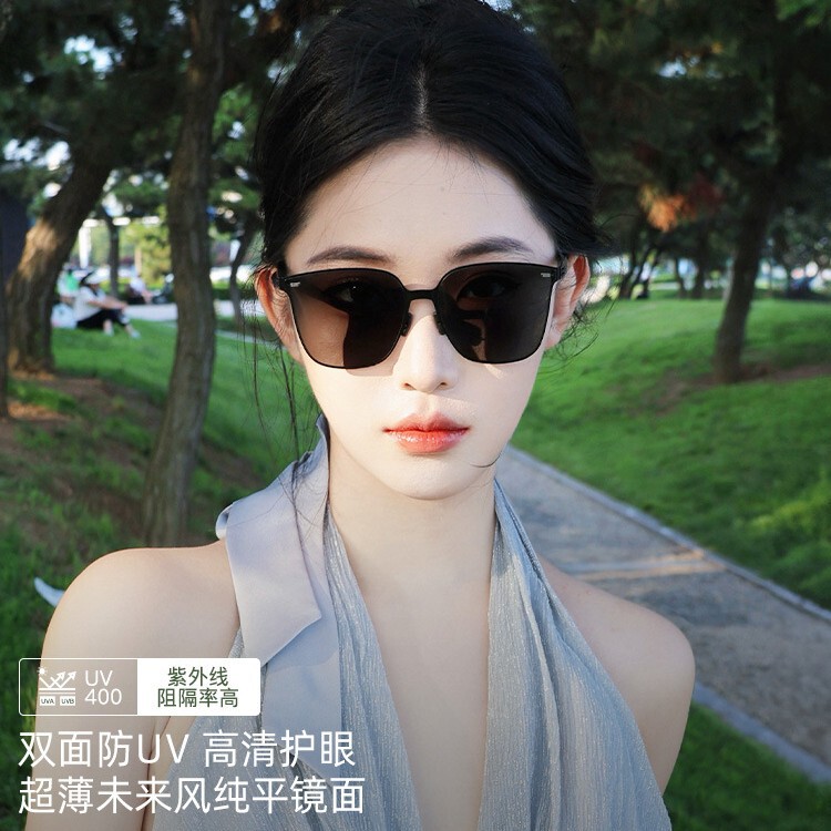 折叠墨镜女款2025新款高级感显脸小防紫外线开车专用偏光太阳眼镜|undefined
