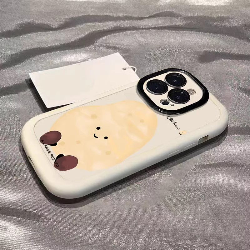 大きなジャガイモ1個で12個のリンゴ、16promax、iPhone15plus/13、保護ケース17/14に対応します。|undefined