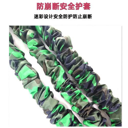 Tensioner three-hole tension adjustment chest expansion multi-functional arm strength latex tensioner training fitness equipment wholesale