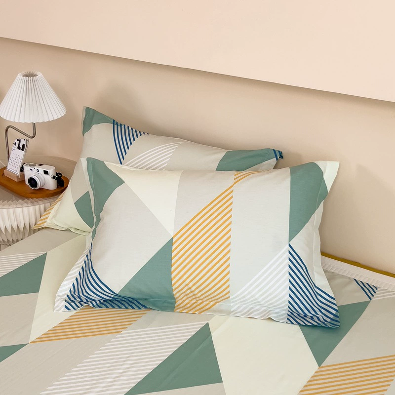 Хлопковая наволочка в японском стиле без печати 4874