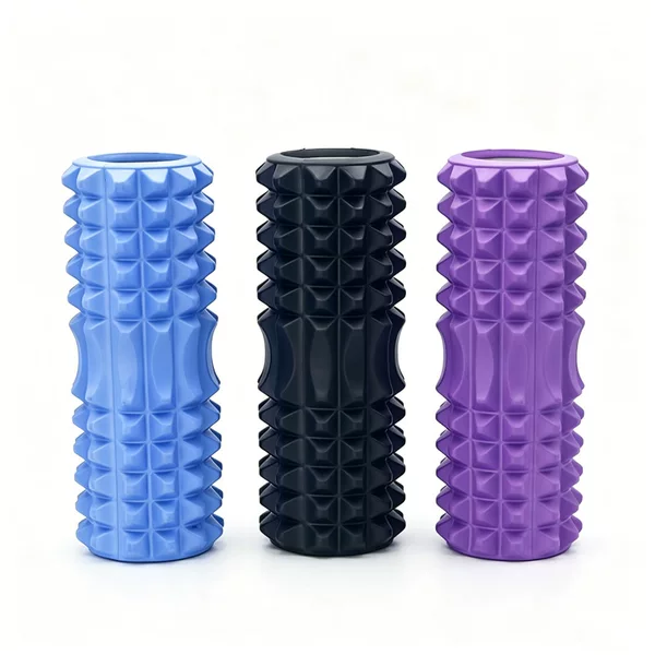 Eva Yoga Roller Solid Crescent-Shaped Foam Roller 33cm Foam Shaft Muscle Relaxer Yoga Roller Foam Roller