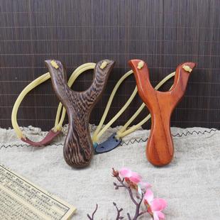 Chicken wing wood slingshot red rosewood children's nostalgic toys outdoor leisure entertainment slingshot wooden crafts wholesale