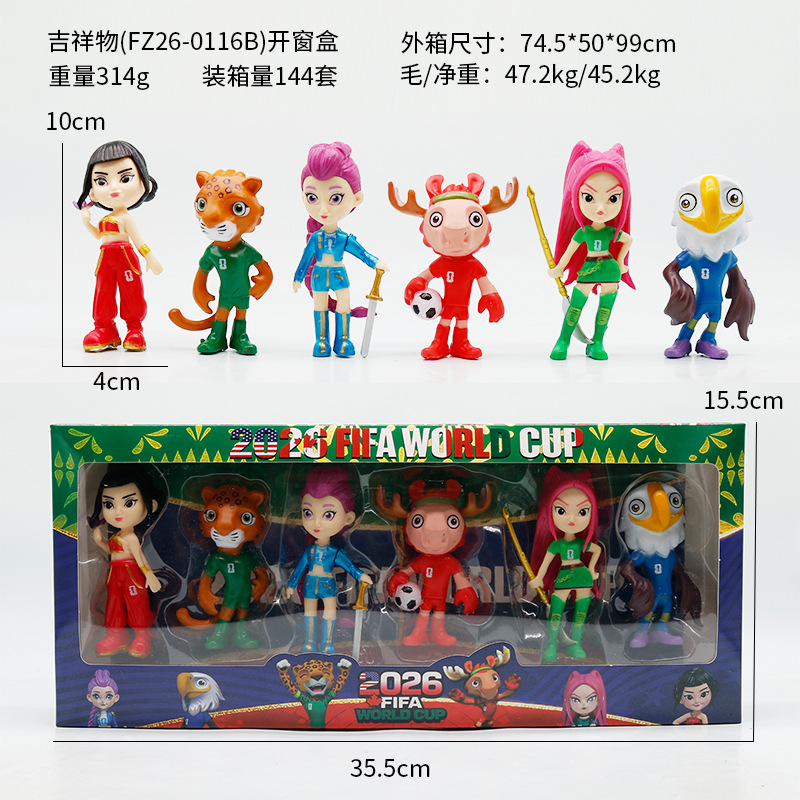 Caza de demonios transfronteriza K-Pop Q-versión Lumi-mi modelo de caja ciega hecha a mano decoración de muñecas de moda