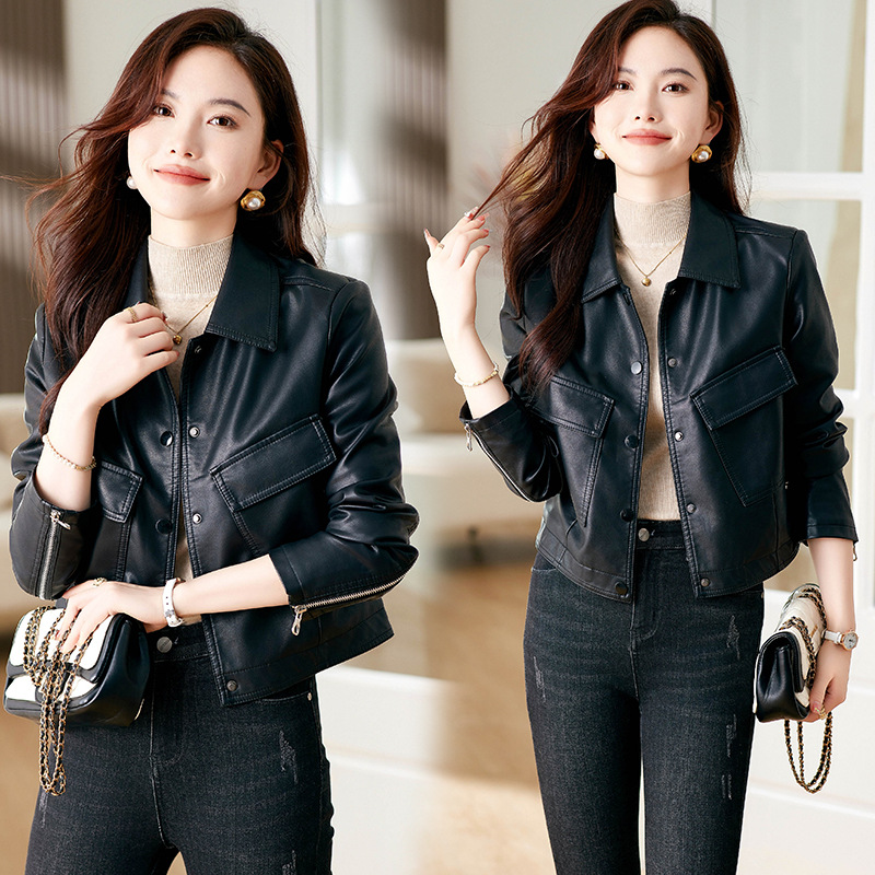E9614 2480K ÁO DA NỮ XIAENHA MÙA XUÂN THU ĐÔNG PHỤC CỔ CỔ ĐIỂN THỜI TRANG NỮ G05 SẢN PHẨM MỚI