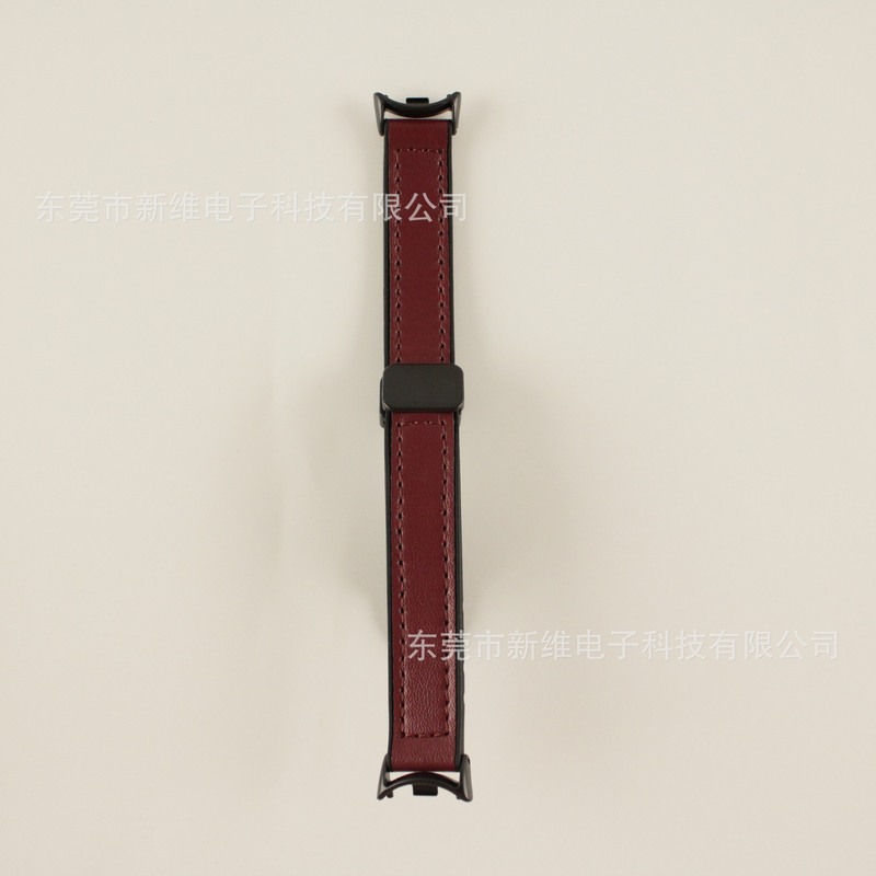 适用小米手环9表带纳帕纹硅胶贴皮小米8替换表带小米10代14MM|undefined