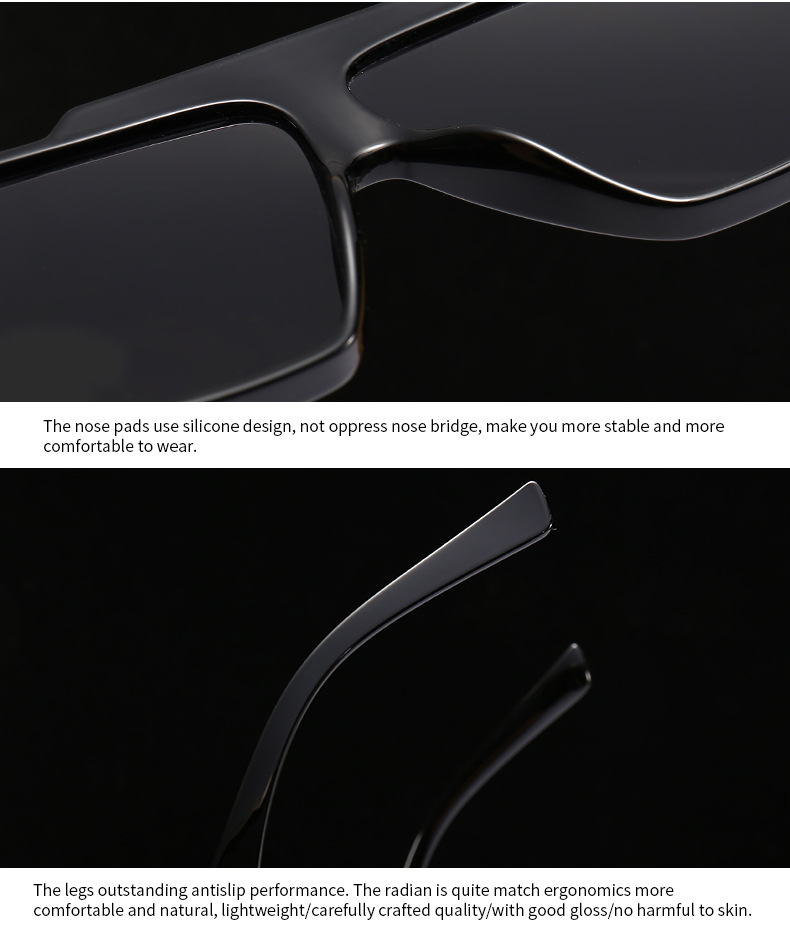 2023 New Large Frame Sunglasses for Women Irregular Fashion Sunglasses for Men Wholesale 2128_voghion.com