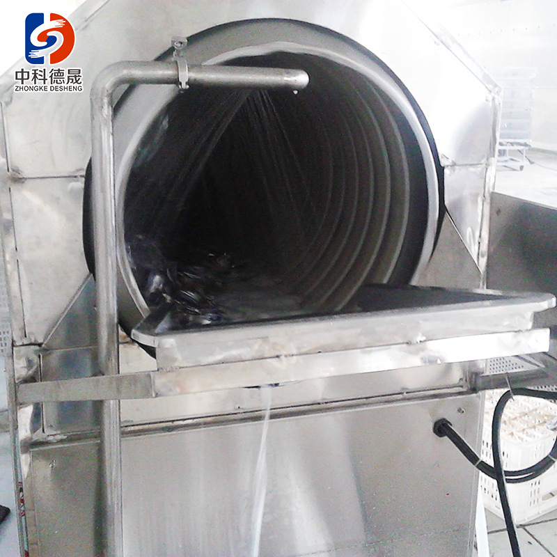 滚筒清洗机食品包装袋不锈钢洗袋机榨菜包连续洗袋成套设备高压