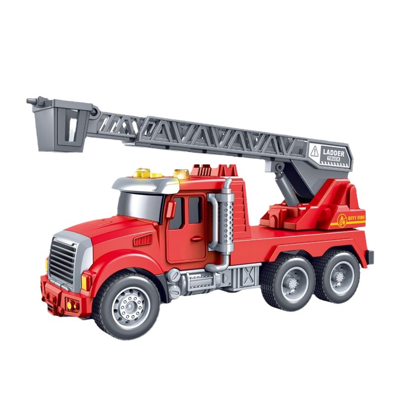 Coche inercial para niños, juguetes, iluminación, música, historia, modelo de máquina, vehículo de ingeniería, regalo de jardín de infantes, suministro directo transfronterizo