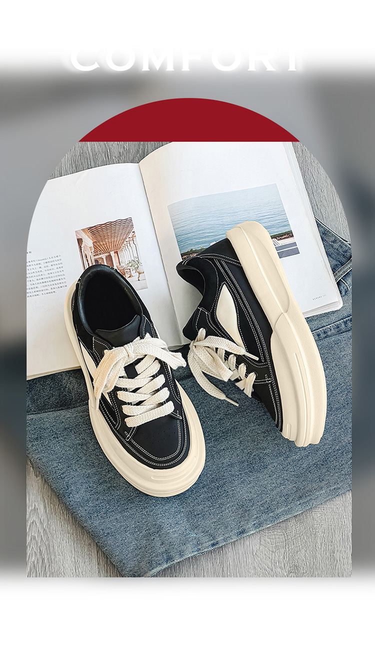 Chaussures décontractées homme à semelles épaisses et rehaussantes_voghion.com