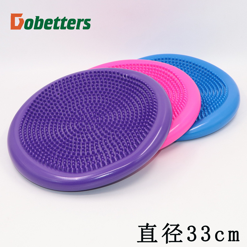 Thickened explosion-proof yoga inflatable cushion balance ball yoga balance pad balance plate massage cushion balance trainer
