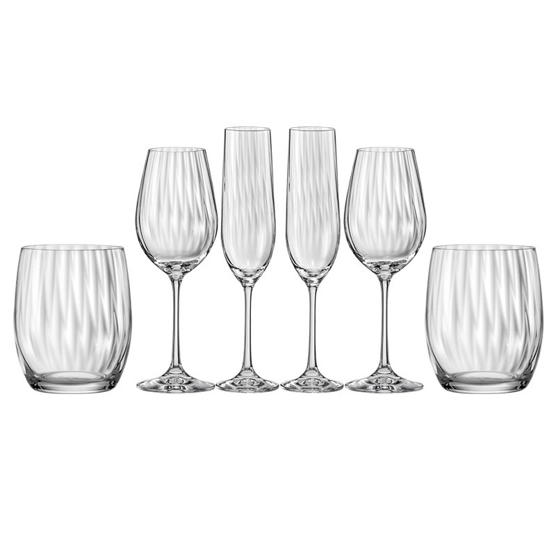 Conjunto de tazas de vino importadas de la República Checa, regalo de negocios de alta calidad, tazas de cristal de alta calidad, regalos de boda image 6