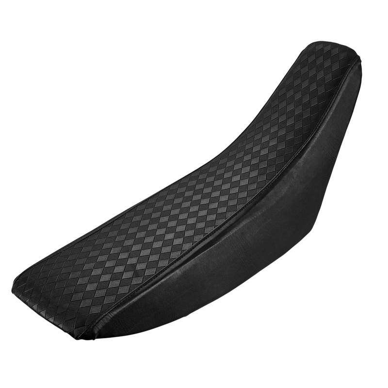 Suitable for most motorcycle models, black faux leather diamond-patterned motorcycle seat cover Suitable for most motorcycle models, black faux leather diamond-patterned motorcycle seat cover