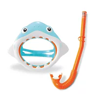 55944 Shark Fun Series Очки для подводного плавания Дети Акула Pattern Дайвинг костюм Вода оптом