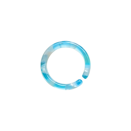 Paphia Korean Colored Acetate Ring Women's Trendy Accessories Simple Retro Ring Opening One-size-fits-all Ring Jewelry