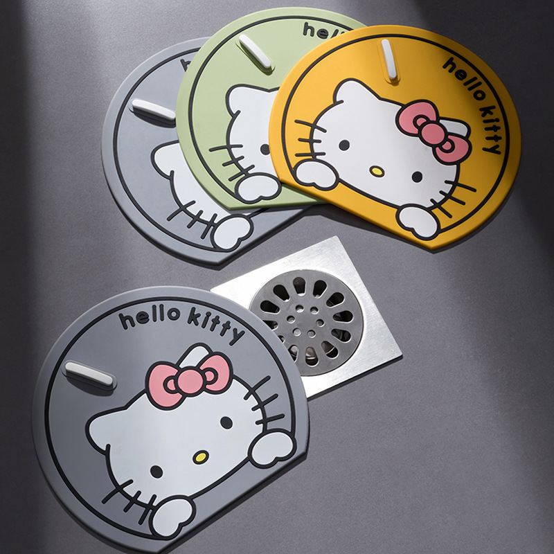 漫画 kt 猫消臭床排水カバーシリコン床排水管防虫シールカバー浴室下水道抗臭浴室|undefined