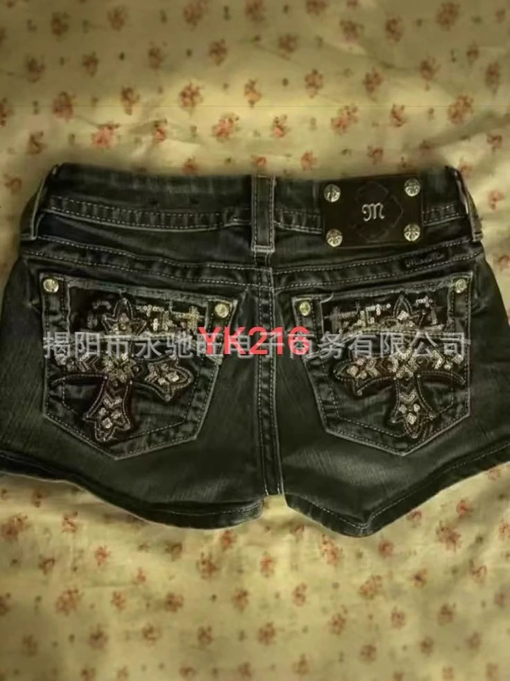 Джинсовые шорты, японский свободный крой, летний подворот, S–2XL, синий