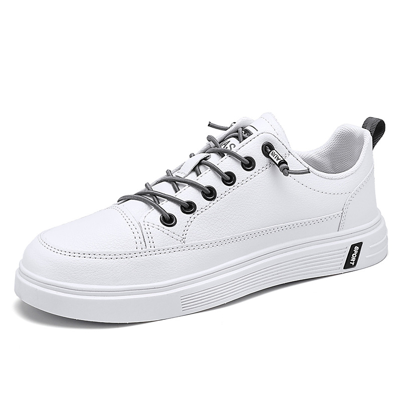 Zapatos de hombre de un pie 2024 nuevos zapatos blancos de verano para hombres zapatos de moda coreanos zapatos deportivos casuales de moda juvenil