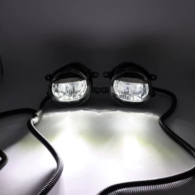Suitable for Toyota Camry Carola Highlander RAV4 helax Prado LED fog light daytime running light (Fog lamp) - led-white-light