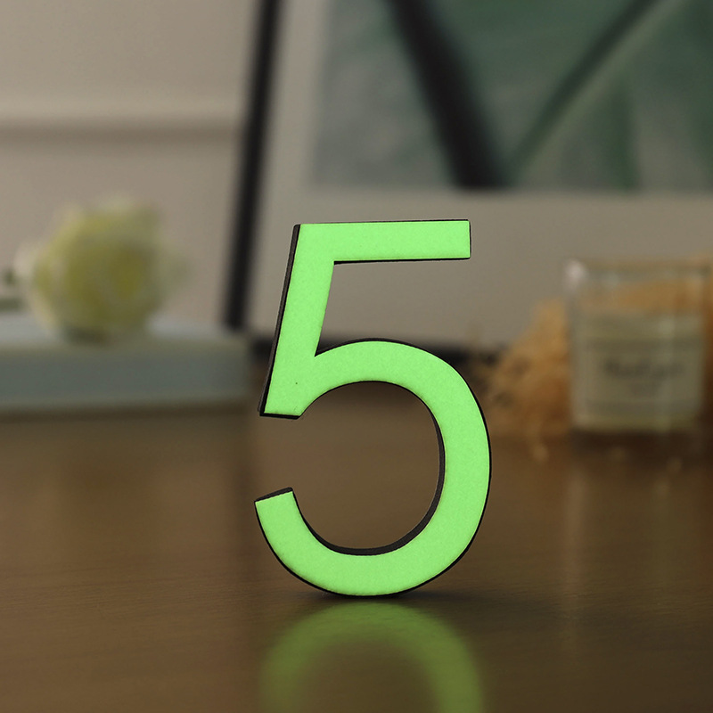 3D Luminou EVA Arabic Numeral Decorative Creative Wall Cro-Border Hot Selling Home Decoration Acrylic Mirror_voghion.com