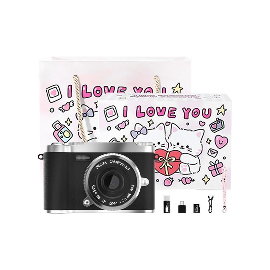 블랙 [32GB 메모리 카드 + 카드 리더기 + 안드로이드 어댑터 2개 + 선물 상자]