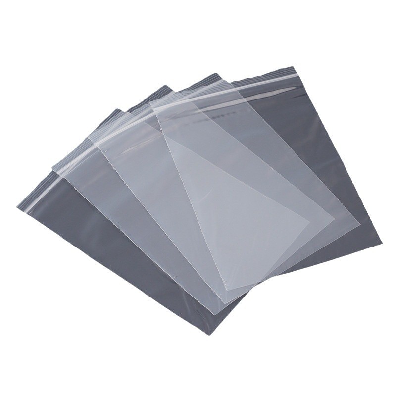 재고 PE Ziplock 가방 혼합 밀봉 된 가방 투명 비닐 봉지 대형 중형 소형 봉인 포켓 옷 포장 비닐 봉투 두껍게